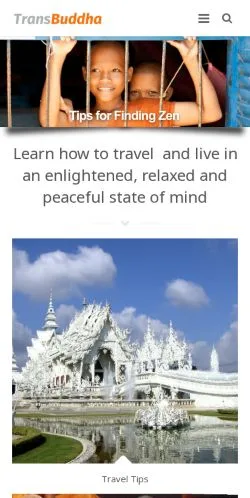 Vorschau der Website TransBuddha, Medium aus Vereinigte Staaten für gesponserte Artikel