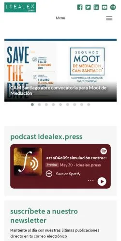 Aperçu du site Idealex.press, média de Espagne pour articles sponsorisés