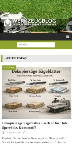 Anteprima del sito Werkzeug Blog, media di Germania per articoli sponsorizzati