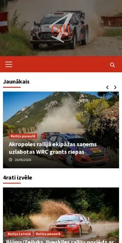 Anteprima del sito 4Rati, media di Lettonia per articoli sponsorizzati