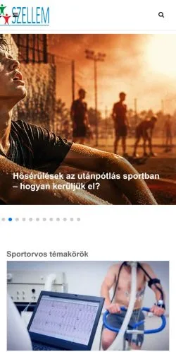 스폰서 기사용 헝가리 매체 Sportorvos 사이트 미리보기