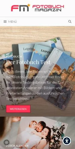Anteprima del sito FM* Fotobuchmagazin, media di Germania per articoli sponsorizzati