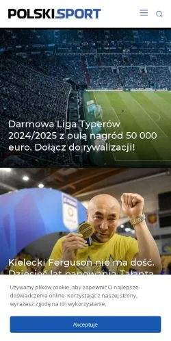 Anteprima del sito Polski-Sport, media di Polonia per articoli sponsorizzati