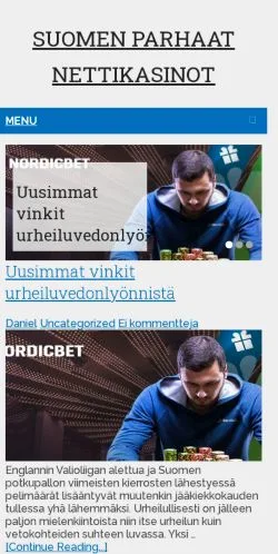Podgląd witryny Suomen Parhaat Nettikasinot, medium z kraju Stany Zjednoczone do artykułów sponsorowanych