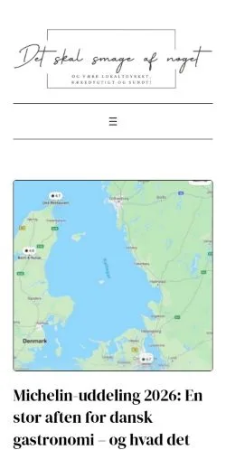 Anteprima del sito Bæredygtig Mad, media di Danimarca per articoli sponsorizzati