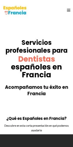Podgląd witryny Españoles En Francia, medium z kraju Hiszpania do artykułów sponsorowanych
