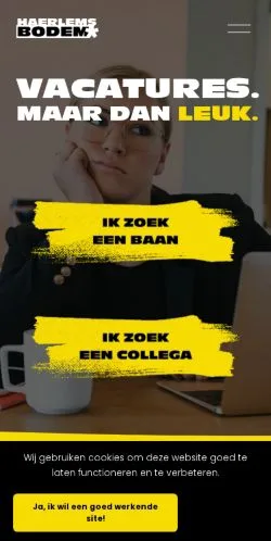 Podgląd witryny Haerlems Bodem, medium z kraju Holandia do artykułów sponsorowanych