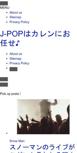 Anteprima del sito Karen J-POP Live, media di Giappone per articoli sponsorizzati