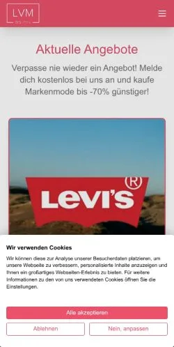 Anteprima del sito aktuelle Aktionen, media di Germania per articoli sponsorizzati