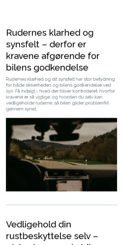 スポンサード記事向けのデンマークメディア、autoven.dkのサイトプレビュー