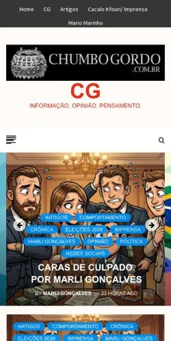 Podgląd witryny CG, medium z kraju Brazylia do artykułów sponsorowanych