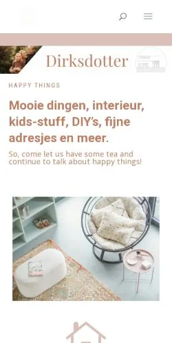 Forhåndsvisning av nettstedet Dirksdotter, medium fra Nederland for sponsede artikler