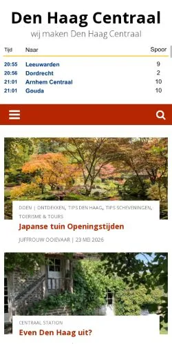 Anteprima del sito Den Haag Centraal, media di Paesi Bassi per articoli sponsorizzati