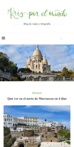 Anteprima del sito Kris Por El Mundo, media di Spagna per articoli sponsorizzati