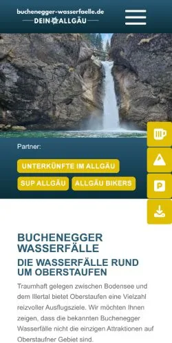 Anteprima del sito Buchenegger Wasserfälle, media di Germania per articoli sponsorizzati