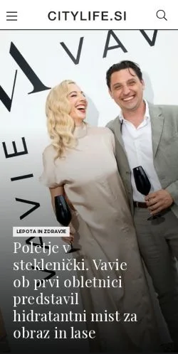 Anteprima del sito Citylife, media di Slovenia per articoli sponsorizzati