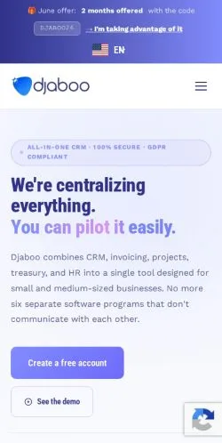 Preview of the Djaboo website, a media outlet in France for sponsored articles
