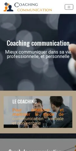 Vorschau der Website Coaching Communication, Medium aus Frankreich für gesponserte Artikel