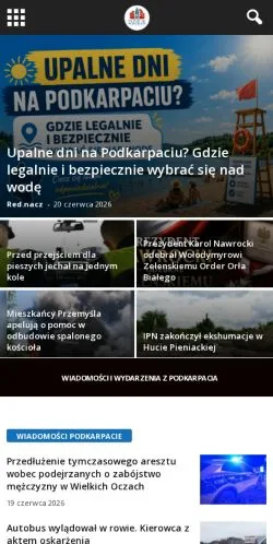 Anteprima del sito Dzieje Się Na Podkarpaciu, media di Polonia per articoli sponsorizzati