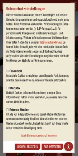 Anteprima del sito Rot Weiss Ahlen e.V., media di Germania per articoli sponsorizzati