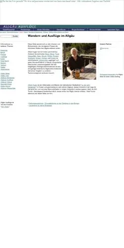 Anteprima del sito Dein Allgäu, media di Germania per articoli sponsorizzati