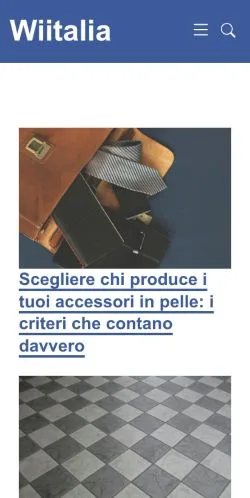 Anteprima del sito Home, media di Italia per articoli sponsorizzati