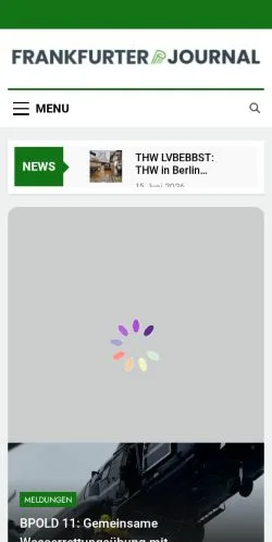 Anteprima del sito Frankfurter Journal -, media di Germania per articoli sponsorizzati