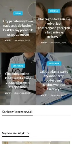 Anteprima del sito Nieprzeciętna Kobieta, media di Polonia per articoli sponsorizzati