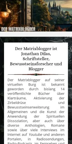 スポンサード記事向けのドイツメディア、Der Matrixbloggerのサイトプレビュー