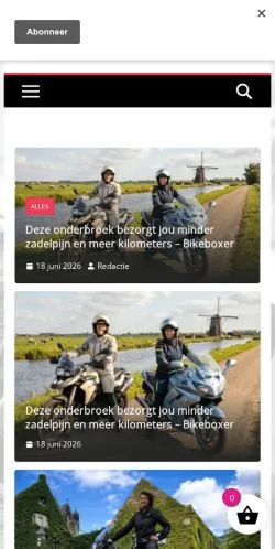 Podgląd witryny Motormeiden, medium z kraju Holandia do artykułów sponsorowanych