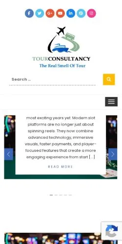 スポンサード記事向けのアメリカ合衆国メディア、Tour Consultancyのサイトプレビュー