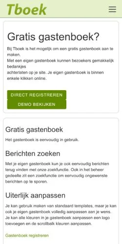 Podgląd witryny Tboek, medium z kraju Holandia do artykułów sponsorowanych