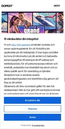 Forhåndsvisning af Dopest, medie fra Sverige til sponsorerede artikler