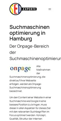 Anteprima del sito Suchmaschinen-Experte, media di Germania per articoli sponsorizzati