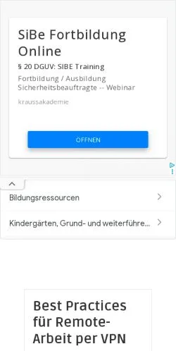 Anteprima del sito Bizscout, media di Germania per articoli sponsorizzati