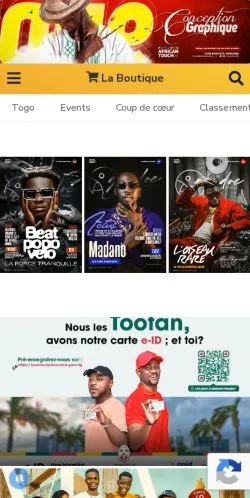 Anteprima del sito Gnadoe, media di Francia per articoli sponsorizzati
