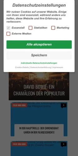 Podgląd witryny Promi-Star, medium z kraju Niemcy do artykułów sponsorowanych