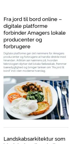 Pré-visualização do site amagerpuls.dk, meio de Dinamarca para artigos patrocinados