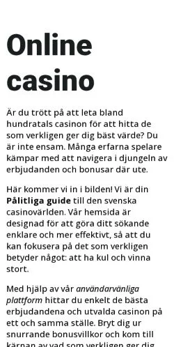 Pré-visualização do site bonusbas.se, meio de Suécia para artigos patrocinados