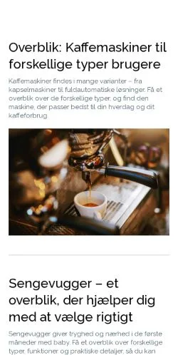 Voorbeeld van de site ditsoenderborg.dk, medium uit Denemarken voor gesponsorde artikelen