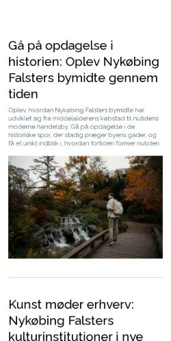 Anteprima del sito falsterbladet.dk, media di Danimarca per articoli sponsorizzati