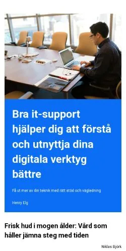 Forhåndsvisning af flertips.se, medie fra Sverige til sponsorerede artikler