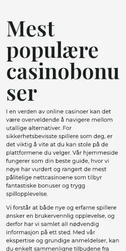Vista previa del sitio spillarena.com, medio de Noruega para artículos patrocinados