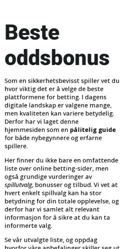 Förhandsvisning av webbplatsen tippelyst.com, medium i Norge för sponsrade artiklar
