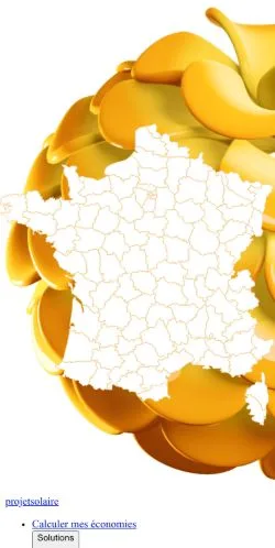 Podgląd witryny ProjetSolaire, medium z kraju Francja do artykułów sponsorowanych
