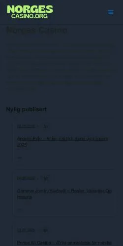 Anteprima del sito Norges Casino, media di Norvegia per articoli sponsorizzati
