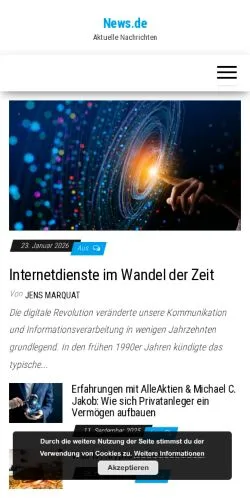 스폰서 기사용 독일 매체 Frankfurter Rundschau 사이트 미리보기