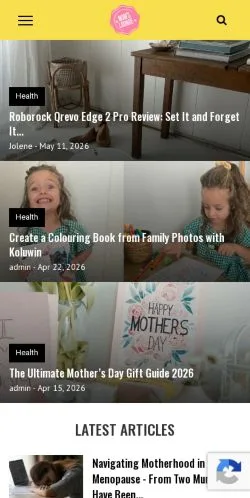 Anteprima del sito Mumslounge, media di Australia per articoli sponsorizzati
