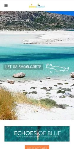 Anteprima del sito Cretan Beaches, media di Stati Uniti per articoli sponsorizzati