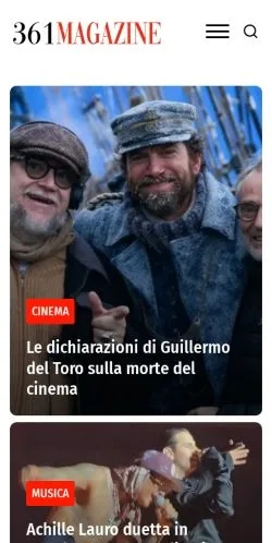 Anteprima del sito 361 Magazine, media di Italia per articoli sponsorizzati